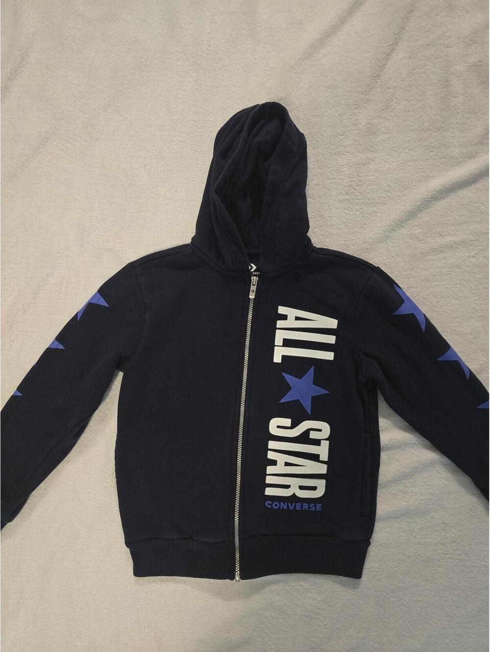 Converse All Star Kids' Navy Blue Hoodie Sweatshirt Size M (10-12 Years)